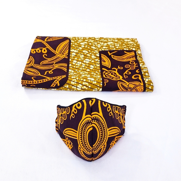 Head Wrap with Face Mask set - Picture 6 of 7